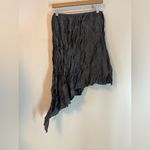 Adri New York Lillie Rubin Asymmetrical Crinkle Skirt Shiny Black Small Vtg 80’s Photo 10