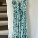 ASTR The Label Kelby Maxi Dress in Green Blue Floral - Small Photo 3