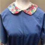 Very Vintage Azure Blue Jumpsuit Like New Size Large Photo 2