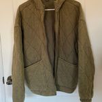 Green Quilted Jacket Photo 0