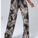 White House | Black Market Tropical Palm Leaf Pull On Wide Leg Resort Pants Photo 0