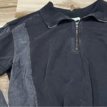 On The Road  Grey Pullover Cropped Distressed Jacket Women’s Medium Photo 2