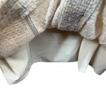 House of Harlow 1960 Sleeveless Tweed Mini Dress Cream Size L Fringe Hem Party Size L Photo 8