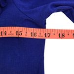 Lilly Pulitzer  Alessa V-Neck Flounced LS Knit Top Women S Blue Retro Boho Party Photo 9