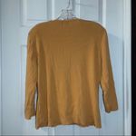Ruby Rd . Orange V Neck Button Front 3/4 Sleeve Cardigan L Photo 6