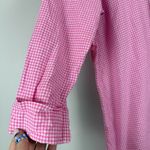 Ralph Lauren  LRL Sleep Shirt Women's S Pink White Gingham Check Button Front Photo 3