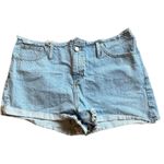 Urban Outfitters BDG Distressed Cut Off Waist Denim Shorts ‎ Sz 32 Photo 2