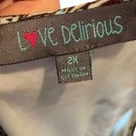 NEW Love Delirious Plus Hippie Boho Eclectic Floral Paisley Handkerchief Dress Size 2X Photo 4