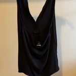 EXPRESS Ribbed Halter Neck Henley Polo Bodysuit Photo 2