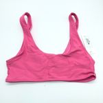 frankie's bikinis Cherub Connor Ribbed Scoop Bikini Top Pink S Photo 2