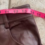 Miaou Chocolate Brown Junior Vegan Leather Pants Size M Photo 10