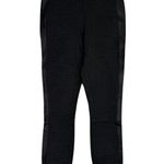 J.Crew Gigi Ponte Knit Black Leather Tuxedo Stripe Ankle Pants 00 Black #3272 Photo 12