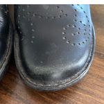 Clarks Artisan Mules Black Leather Wedge Slip On Comfort Shoes Women's Size 7.5 Photo 1