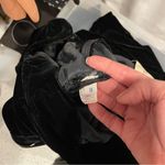 Oscar de la Renta Vintage 70’s-80’s velvet boatneck maxi ribbon waist maxi gown Photo 5