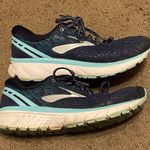 Brooks Womens Ghost 11 Green Blue Teal Running Shoes Size 7 Photo 1