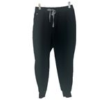 FIGS  Petite Black Jogger Pants Pull On Scrubs Zip Cargo Pocket Women’s Size MP Photo 4