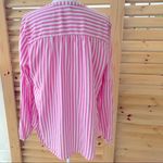 Old Navy  Pink Striped Balloon Sleeve Tunic L Photo 5
