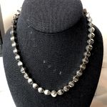 VINTAGE Sterling Silver Art Deco Beaded Modern Necklace Photo 12
