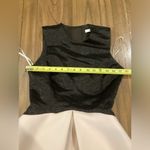 Halston Heritage  jacquard Fit Flare Color block puff cocktail Mini Dress 2 Photo 14