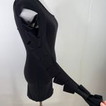 Vegas Royalty Black One Shoulder Cutout Mini Bodycon Dress Size Small Photo 1