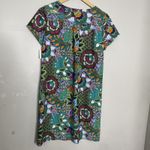 Jude Connally Red Blue Floral Lightweight Jude Cloth Ella Dress Size Small Photo 1