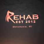 Rehab Black and Red  T-shirt Photo 1