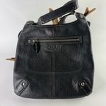 Coach Black Crossbody Bag with Adjustable Strap and Medium Size Photo 5