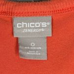 Chico's  Dress Women 4/6 Coral Orange Tank Dress Midi Preppy Basic Casual Everyday Photo 6