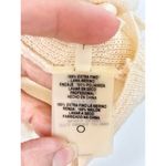 Elie Tahari  Extra Fine Wool Long Sleeve Lace Trim Hem Sweater Cream Women's L Photo 3