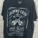 Johnny Cadh Black Band Tee size L Size L Photo 3