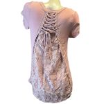 Knox Rose Raw hemmed high low dressy shirt Photo 1