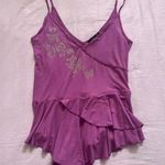 Urban Outfitters Silence + Noise purple Butterfly Embellished Camisole Photo 0