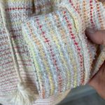 Something Navy  textured cropped hoodie,‎ size medium Photo 5