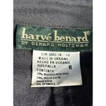 Vintage Harve Benard Gray Utility Shirt Jacket Button Front Stretch Minimalist Size 8 Photo 6