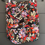 ZARA  Ibiza Ruched Bold Floral Printed Bubble Mini Skirt Sz XS EUC Photo 0