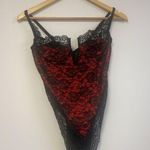 Victoria's Secret Vintage 90s Gold Label High Cut Bodysuit Whimsigoth Sheer Lace Photo 1