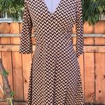 Leota 3/4 Sleeve Faux Wrap Dress Size M Photo 6
