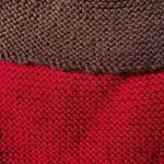 Hand Knit Crossbody Bag Brown Burgundy Boho Slouchy Women’s Purse Festival Photo 4