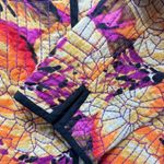 Chico's Chico’s Geo Floral Reversible Embroidered Quilted 100% Cotton Jacket Size 1/M Photo 7