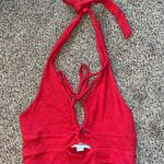 ThatsSoFetch Red  halter top Photo 1