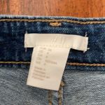 H&M NEW Jean Shorts Destroyed Hem Fringe Blue Denim Size 4 Medium Wash NWOT Photo 1