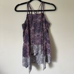 Maurice's  Cami Top Women Large Geometric Festival Summer Boho Tribal Lightweight Photo 5