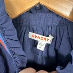 Sundry  Flutter Sleeve Button Down Top Size XS Photo 9