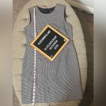 Vintage Sleeveless‎ Houndstooth Dress Black Size 10 Photo 12