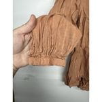 American Eagle  Outfitters Women`s Top Size S Orange Open Back Dress Photo 2