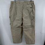 SIMMS Cor3 Cargo Pants Convertible Zip Pockets Relaxed Fit Fishing Cream Large Photo 4