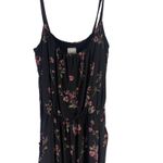 Kaileigh Women's Size Small Adalia Knit Black Floral Wide Leg Jumpsuit Photo 2