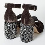 Joie 💕💕 Lafayette Velvet Heel Sandal In Coal Photo 3