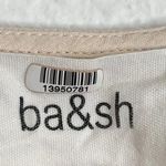 Ba&sh Fani Ruffle-trimmed Crepe Top in Cream Photo 5