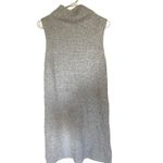 A New Day NEW wool blend sleeveless sweater dress cowl neck gray medium Photo 3